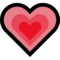 Growing Heart emoji on Microsoft